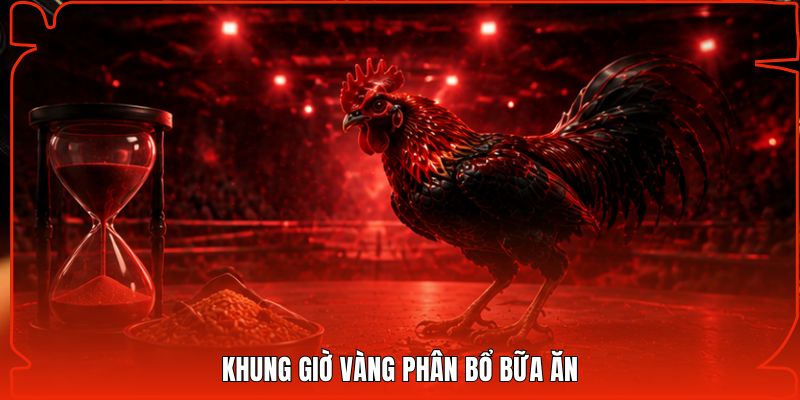 Khung giờ vàng phân bổ bữa ăn