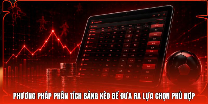 Phương pháp phân tích bảng kèo để đưa ra lựa chọn phù hợp