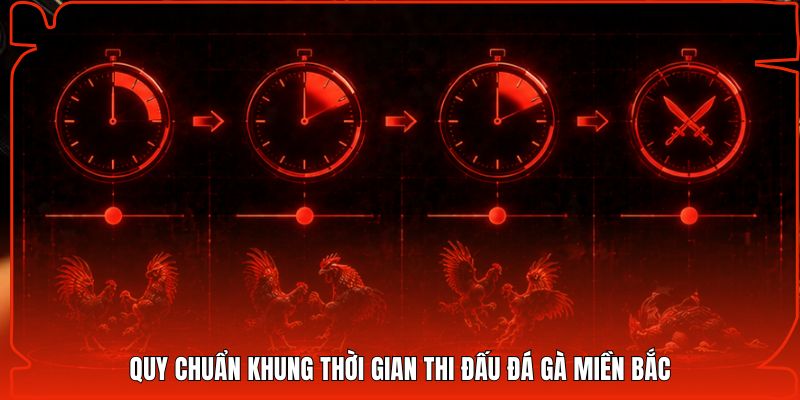Quy chuẩn khung thời gian thi đấu đá gà miền Bắc