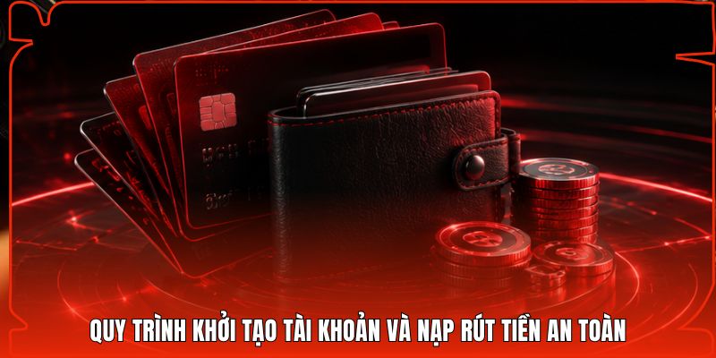 Quy trình khởi tạo tài khoản và nạp rút tiền an toàn