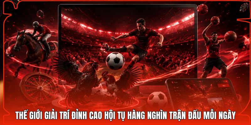 Thế giới giải trí đỉnh cao hội tụ hàng nghìn trận đấu mỗi ngày